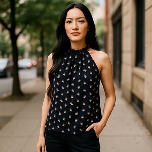 CYNTHIA ROWLEY Silk Blouse.  Size X-Small